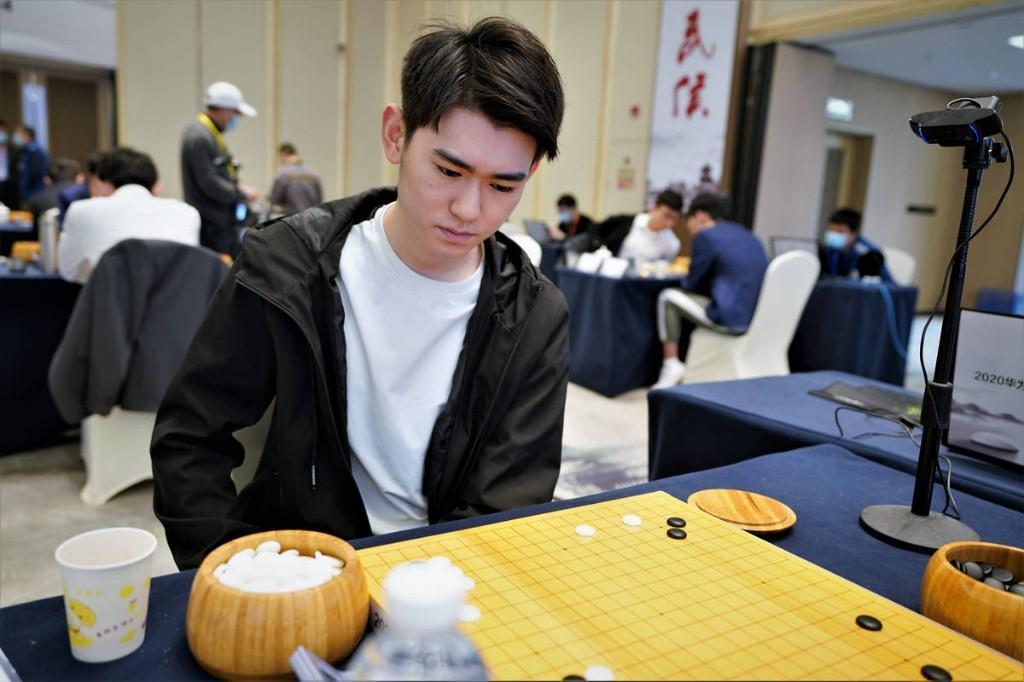 黄静远在比赛中