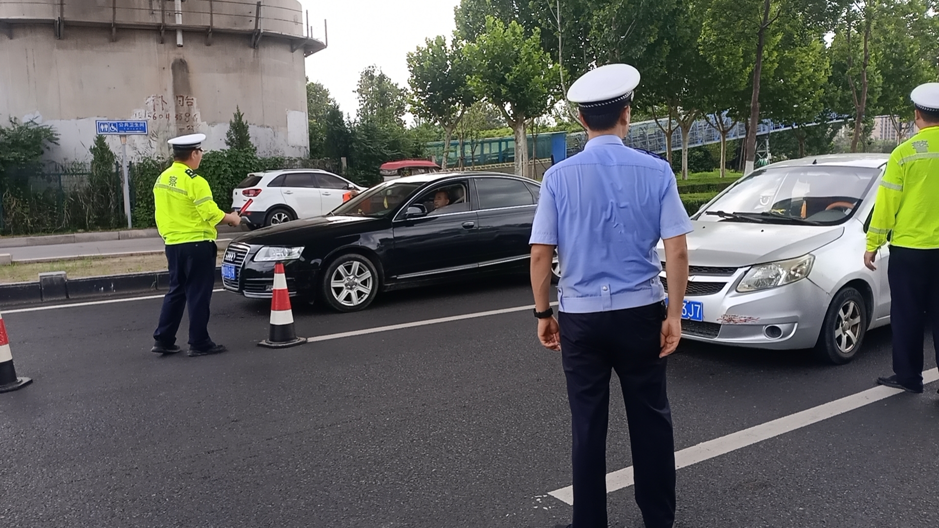 商丘市公安局交警支隊開展全市農村地區交通安全風險整治行動