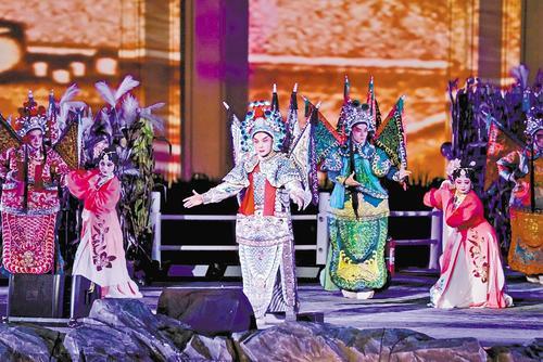 6月13日,“雄安非遗大会”——京津冀非遗展示活动在雄安新区启动。图为非遗展演现场。 河北省文化和旅游厅供图