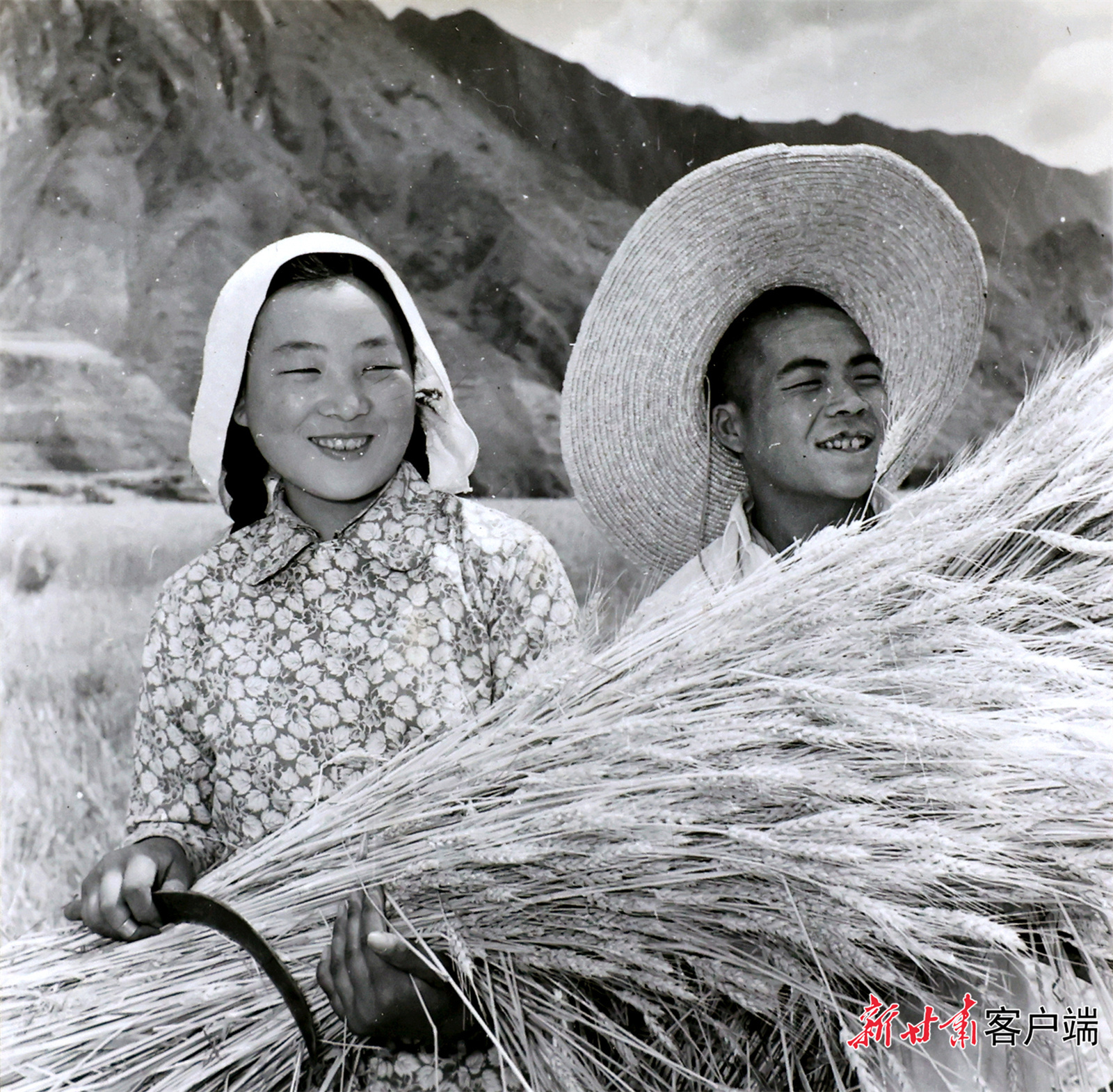 AI复活老照片　60年前陇原夏日“丰”景有多美