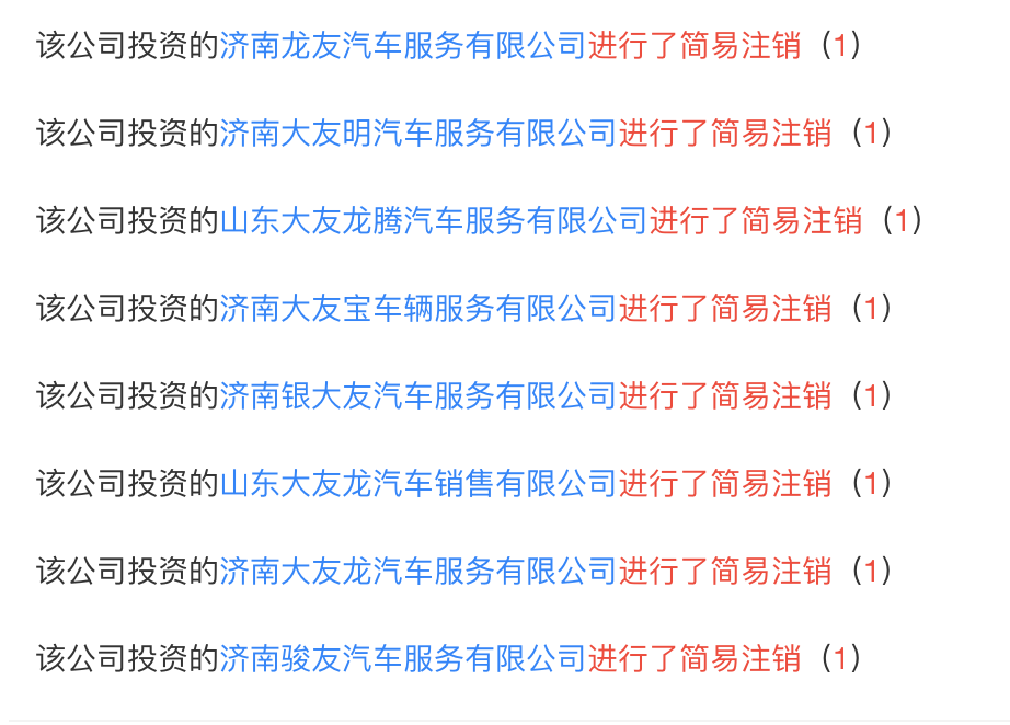 跌出百强榜的大友集团再注销两家子公司,引发网友猜测与热议