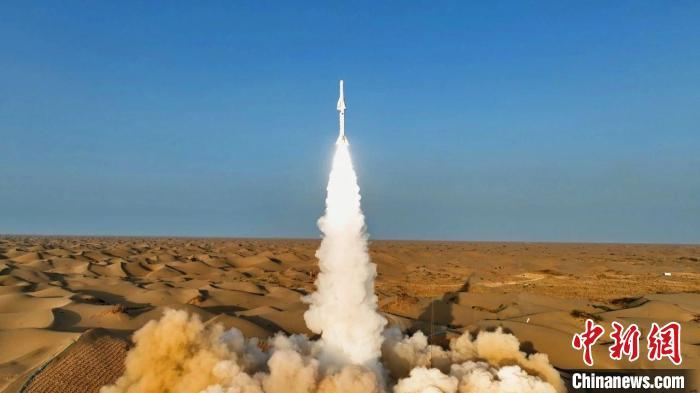 西工大“飞天二号”发射成功。西北工业大学供图