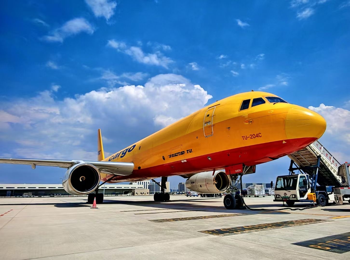 TU－204型货运飞机　萧宁　摄