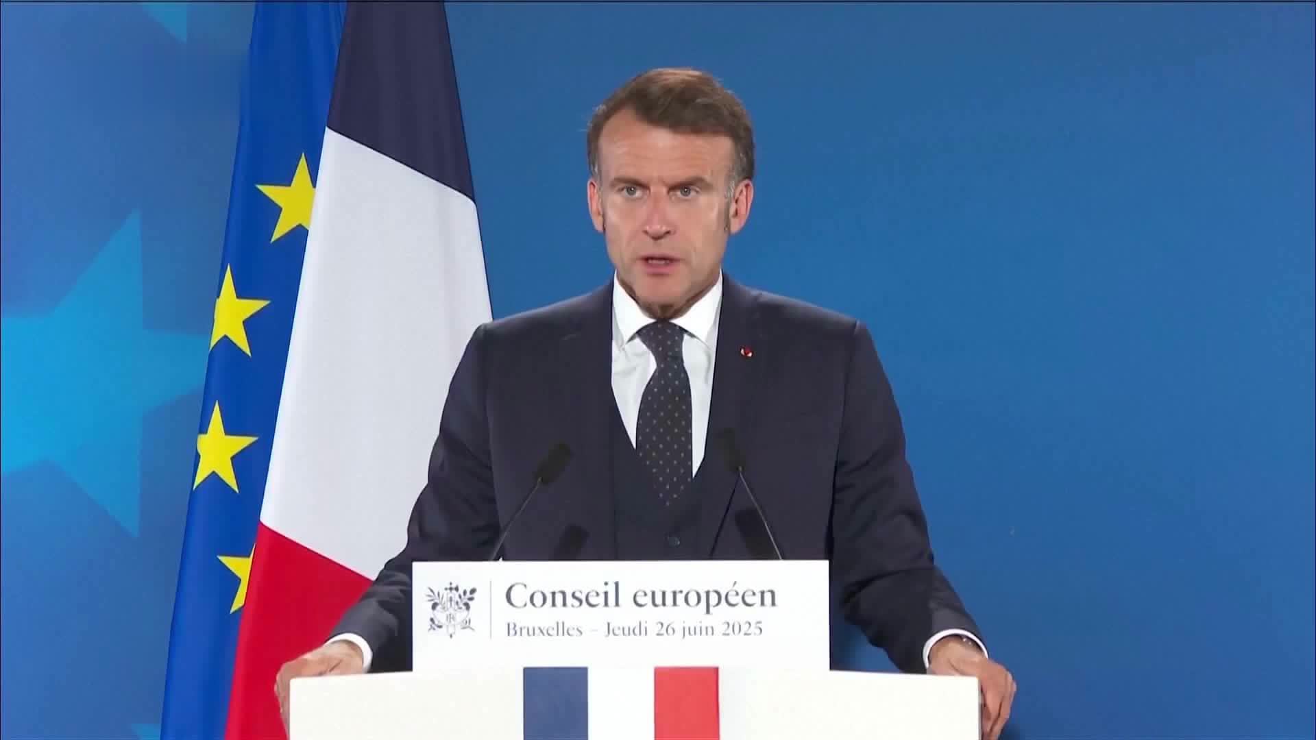 马克龙：想与美国达成贸易协议 但要平等