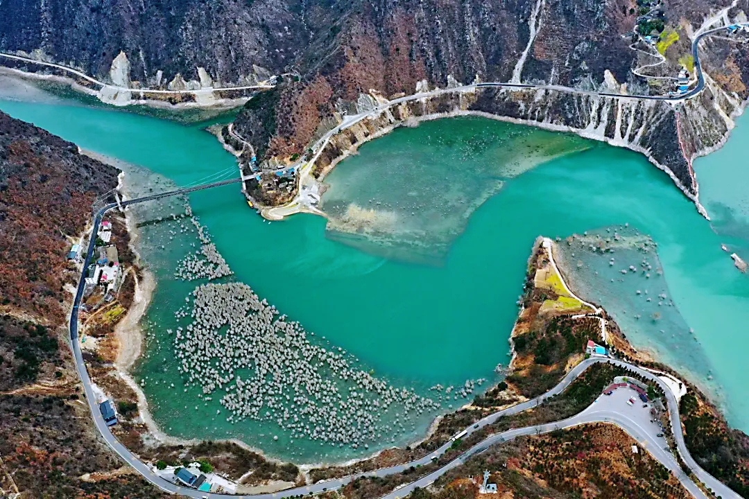 文县玉垒坪古阴平桥遗址所在位置