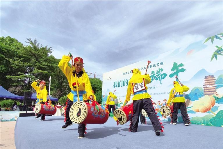 粗犷豪迈的兰州太平鼓