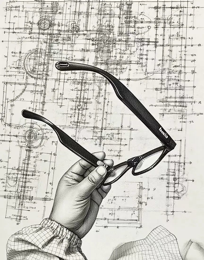 全球首台量产版Rokid Glasses（画面已作特殊处理）图片来源：“Rokid”微信公众号