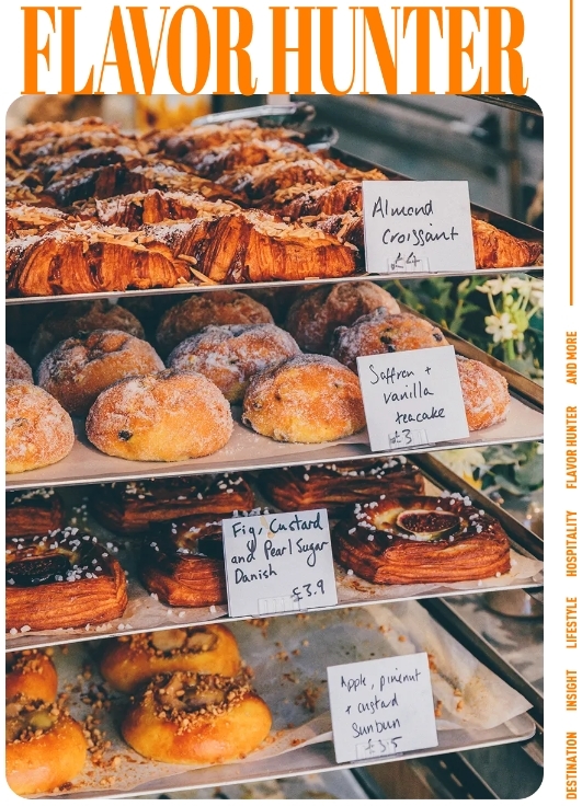 碳水的联合国，伦敦28家面包店里的世界地图