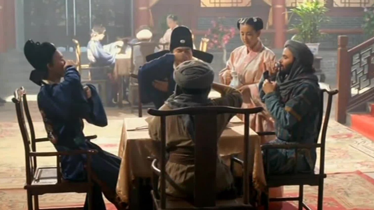 公元1421年，外国使团进京朝觐永乐皇帝，途经兰州受到官员的盛情招待