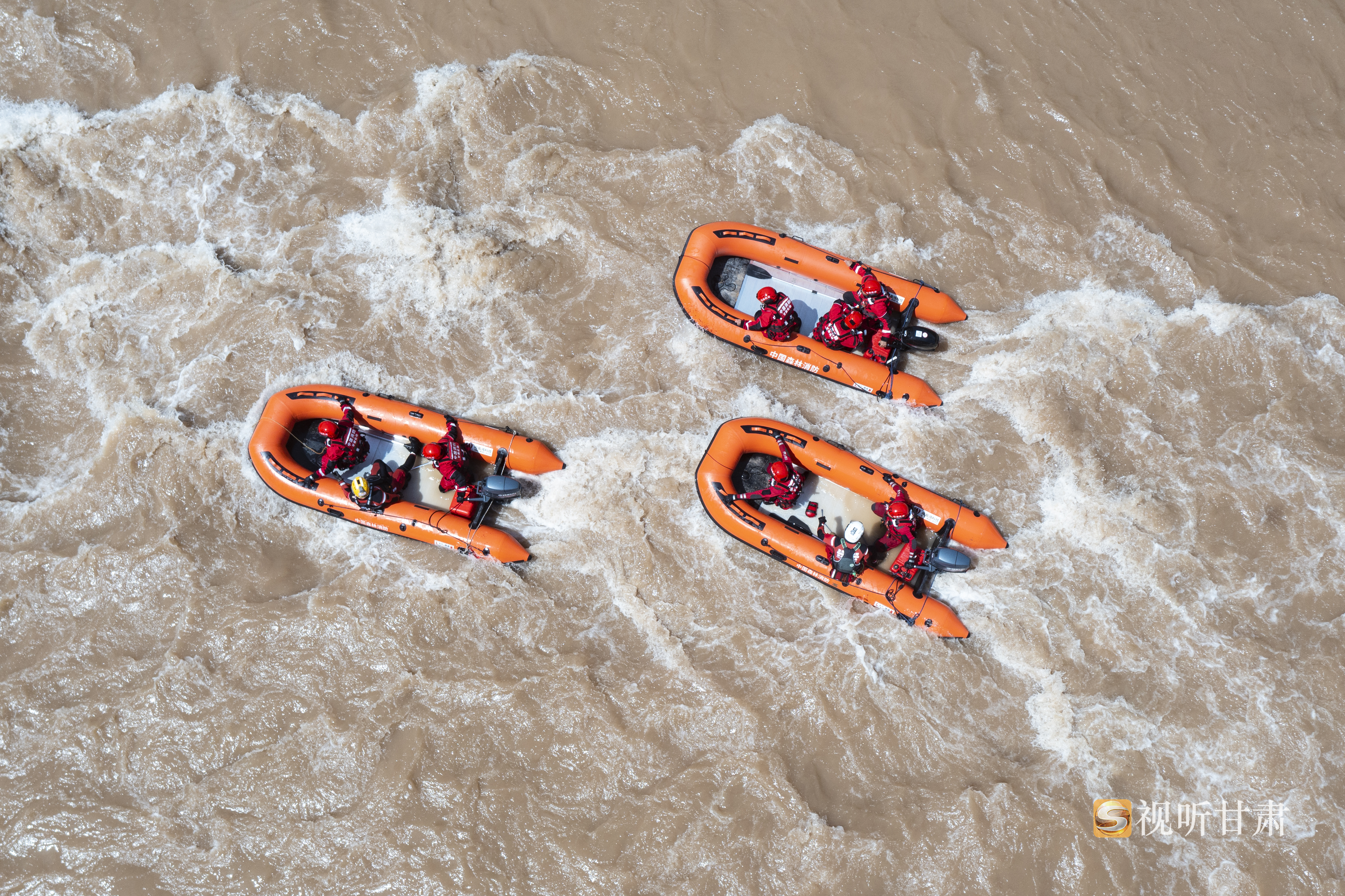 水域救援训练现场