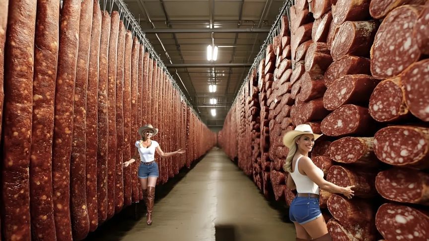 从鲜肉到美味！德国农场日处理100吨猪肉的震撼流水线，太震撼了