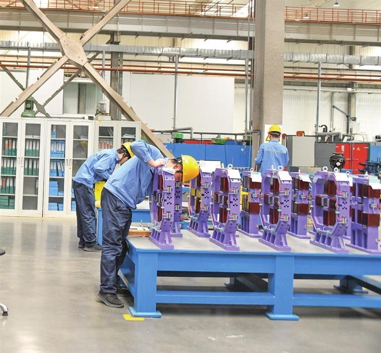 兰州泰基离子技术有限公司生产车间一角