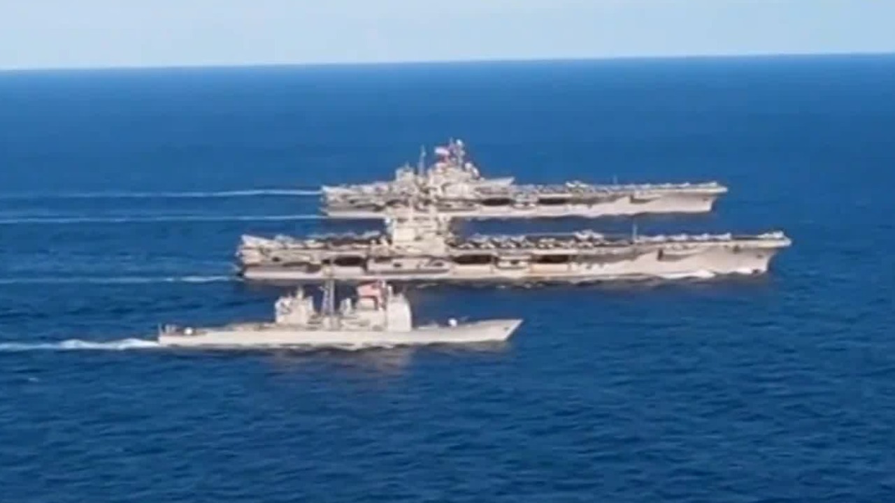 美司令妄称将台海纳入“军事吓阻区”，军舰南海练“战损维修”