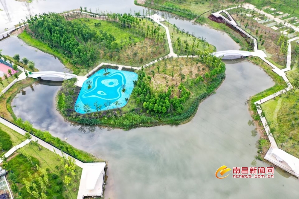 南昌高新区“尾水湿地”显真容 总投资约2.2亿元（图）