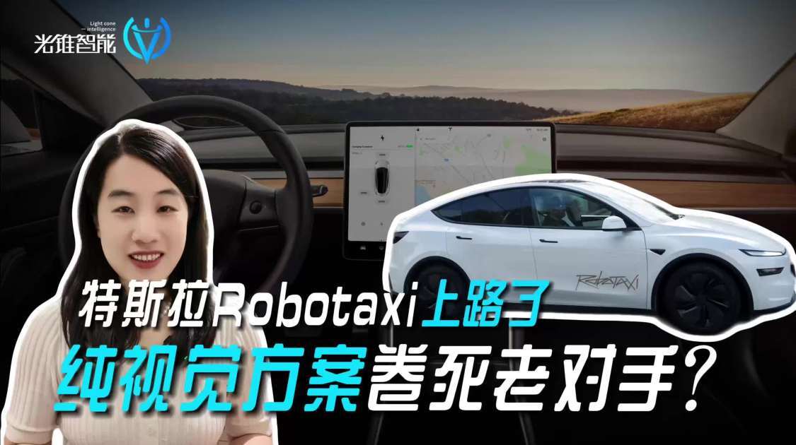 特斯拉Robotaxi上路了，纯视觉方案卷死老对手