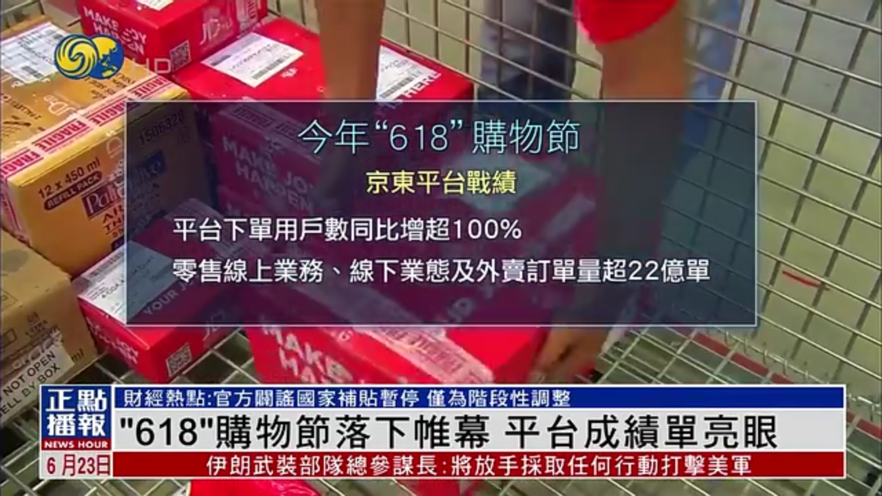 财经热点｜“618”购物节落下帷幕 平台成绩单亮眼