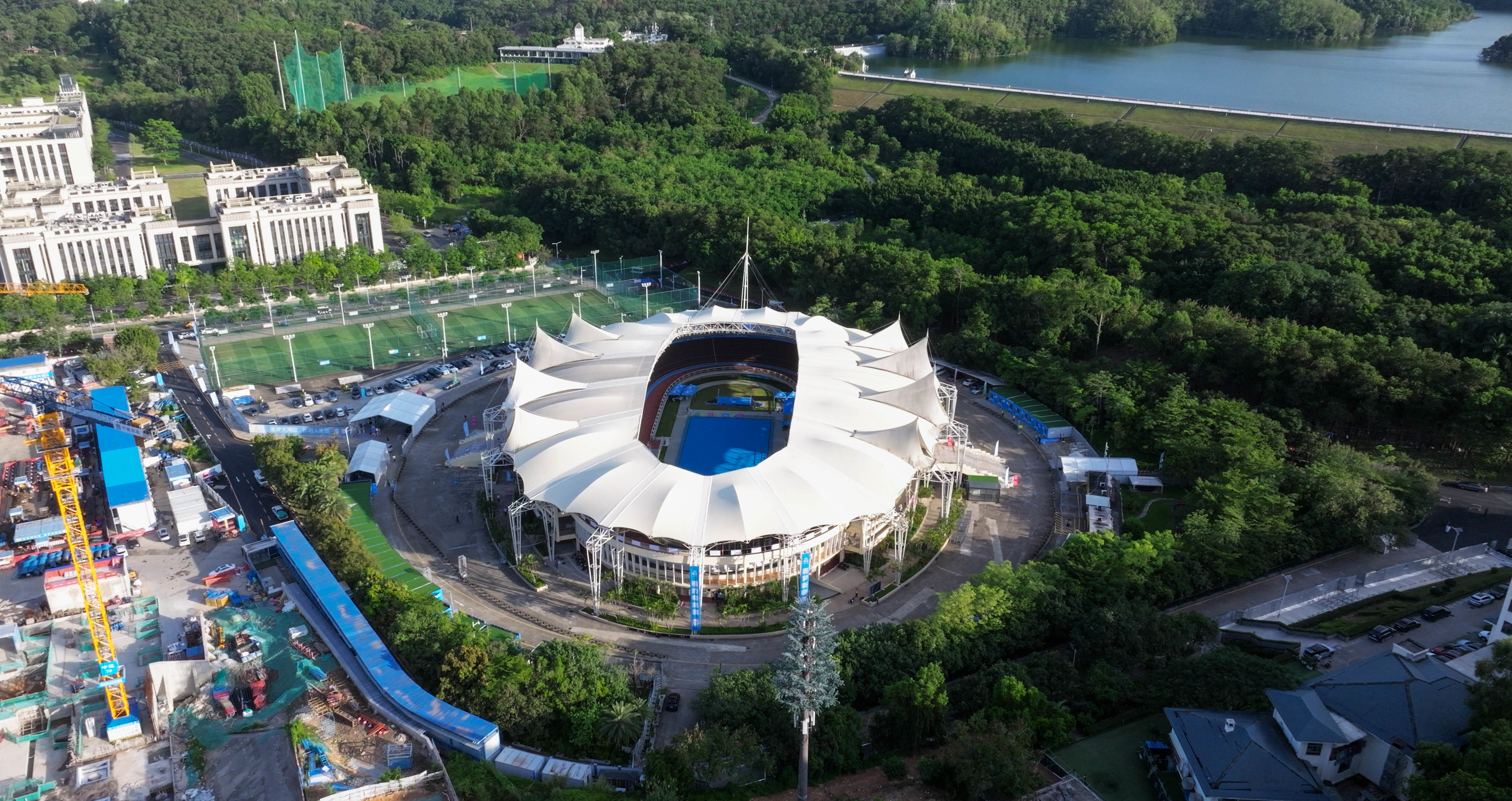 现场直击｜残特奥会首赛倒计时6天：龙岗赛场的科技底色与人文温度