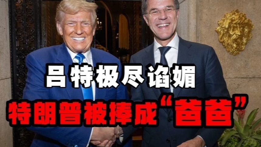 特朗普北约峰会当“爹”，吕特谄媚！防务承诺变空话