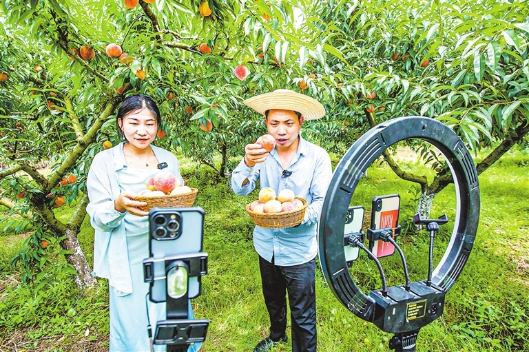 都昌县：网络直播助力农产品销售（图）