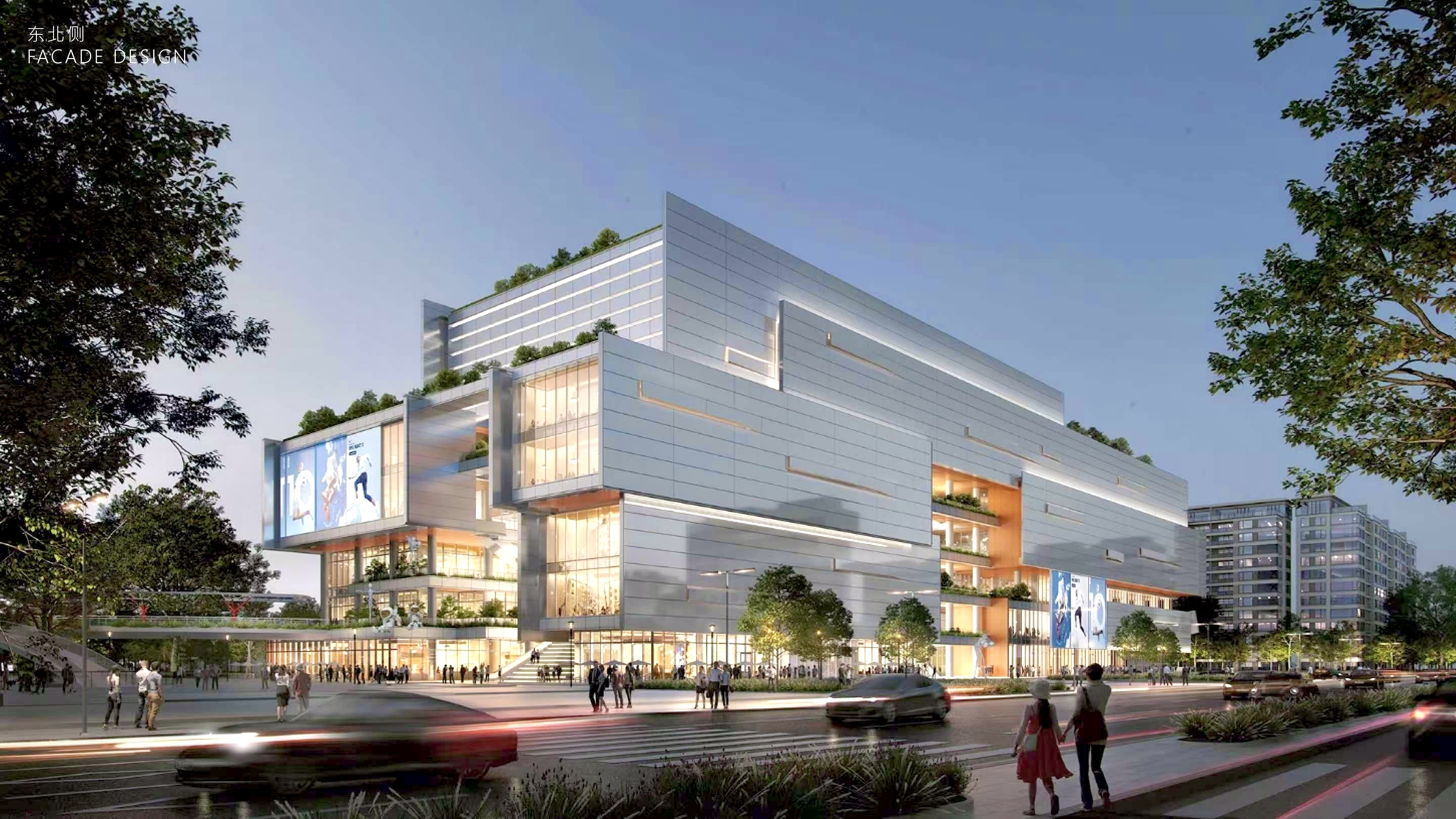 图:文体中心项目效果图