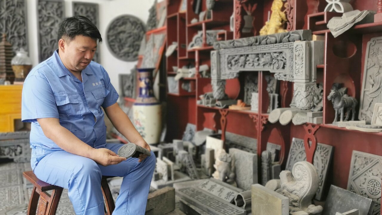 强安兴介绍古建青砖系列产品