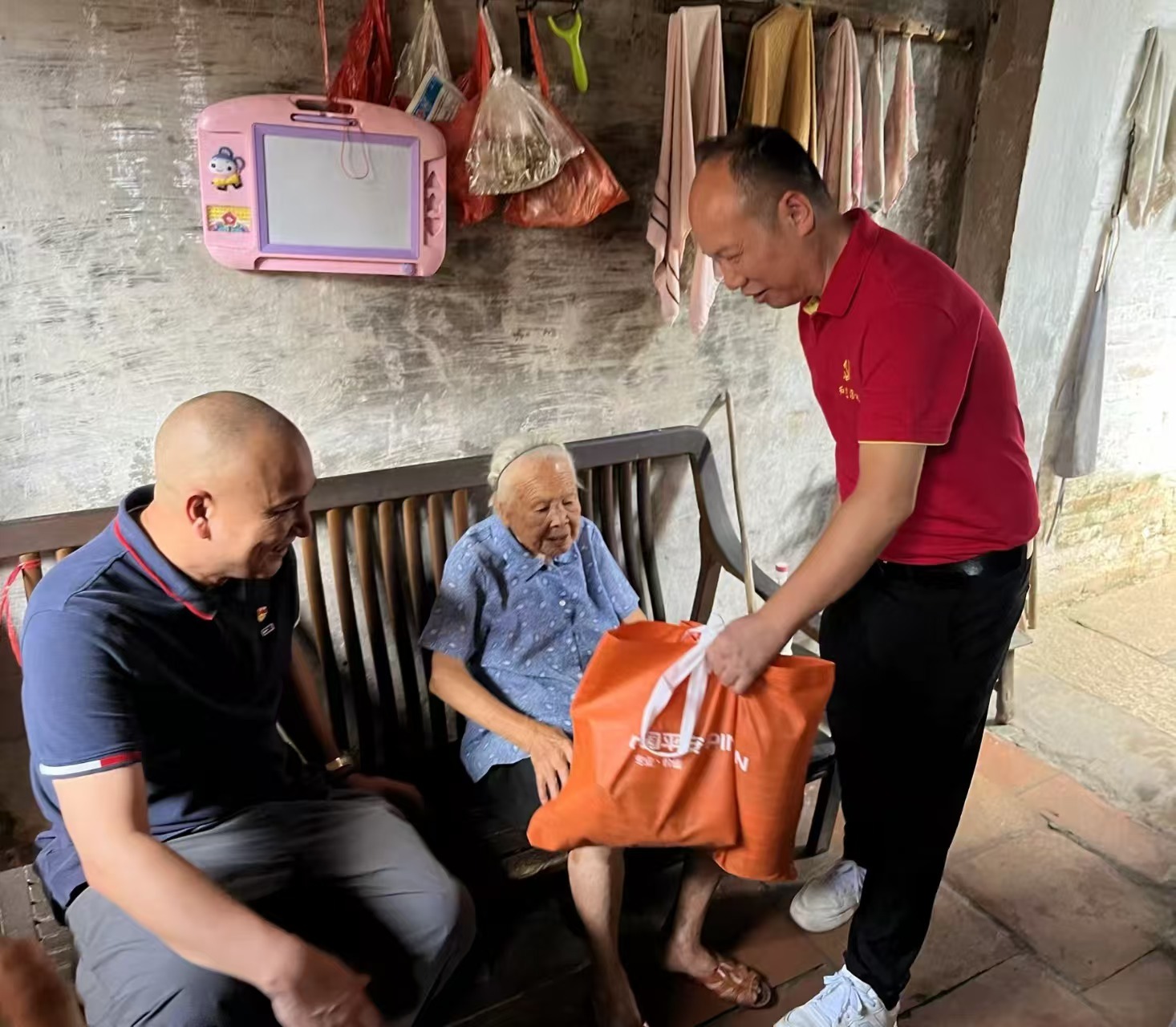 平安产险佛山分公司：携手里水汤村党委开展七一党建慰问活动