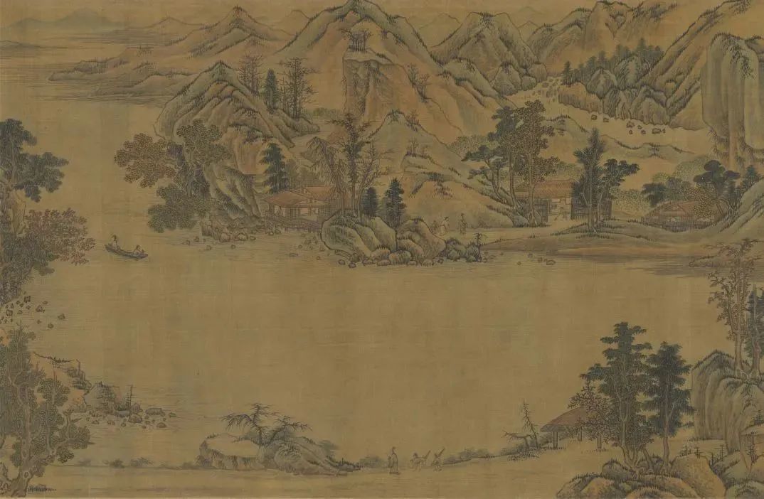 王维《千岩万壑图》（局部）