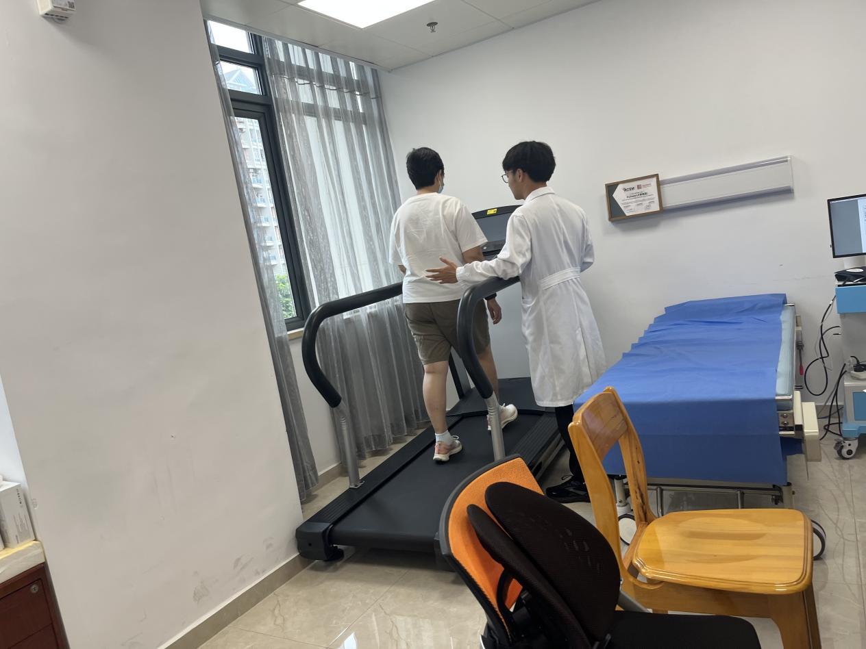 图为：详细测量“客户”运动时的各项指标。