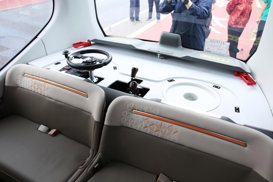 L4级自动驾驶公交车内无驾驶舱