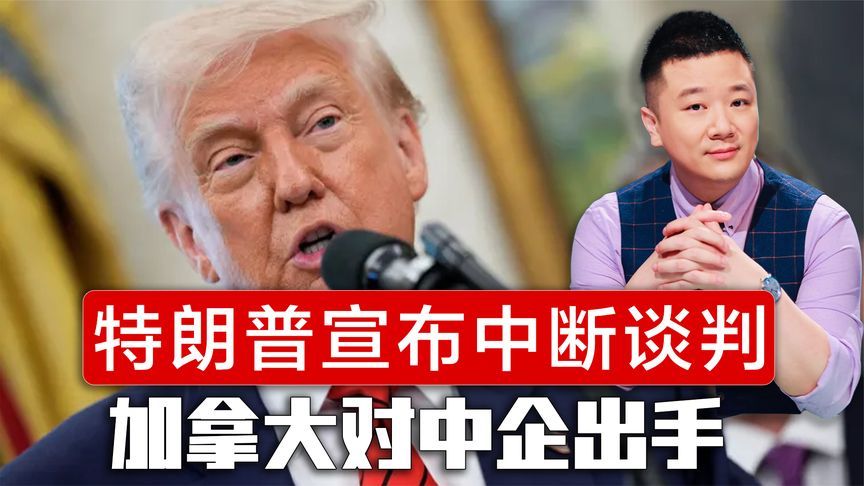 特朗普宣布中断谈判，加拿大对中企出手，商务部警告别动中国利益