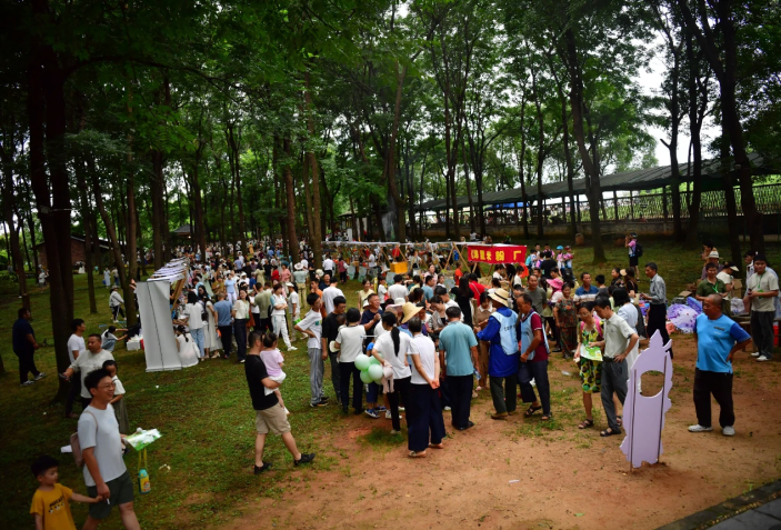 观上艺霖乡村游园会活动现场