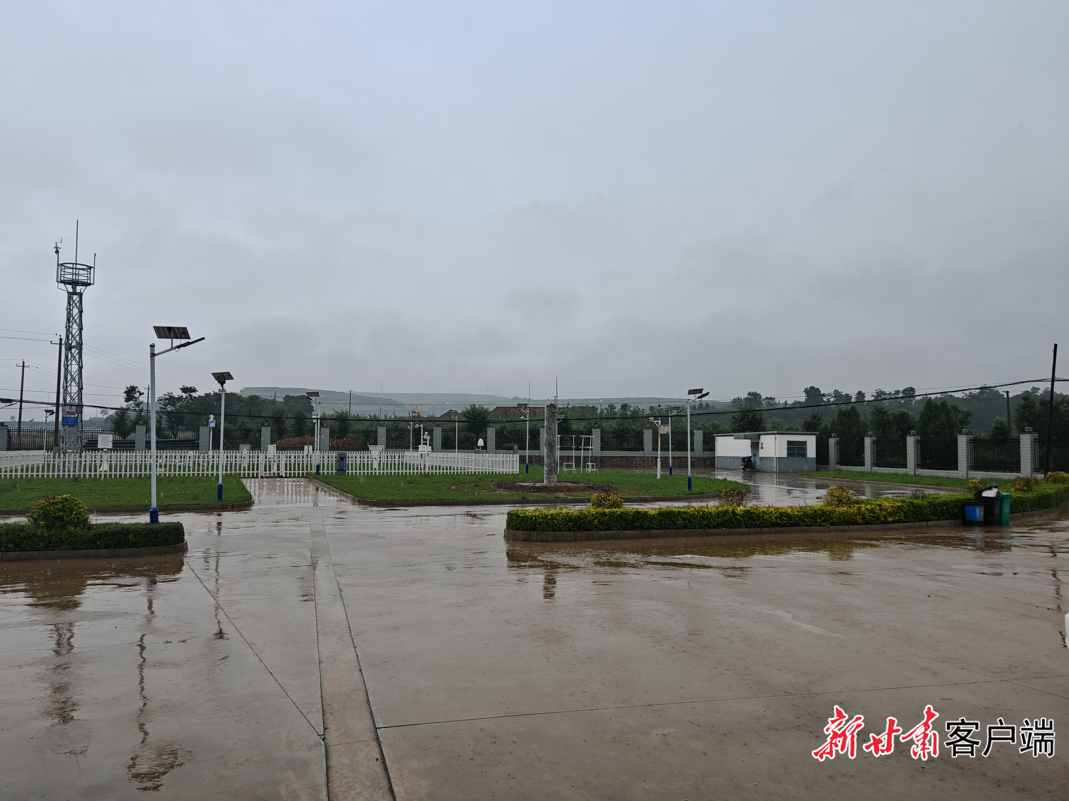 7月2日起甘肃多地迎来大范围降水　视频和图片由甘肃省气象局提供