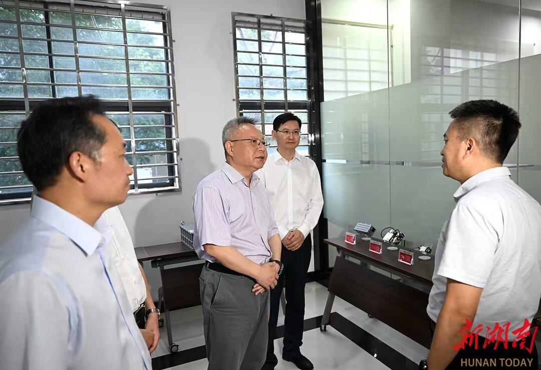 （6月30日，沈晓明来到郴州经开区调研。）