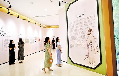 6月26日，市民在定州博物馆参观“定见东坡——苏轼知定州”主题展。 本报记者赵永辉摄