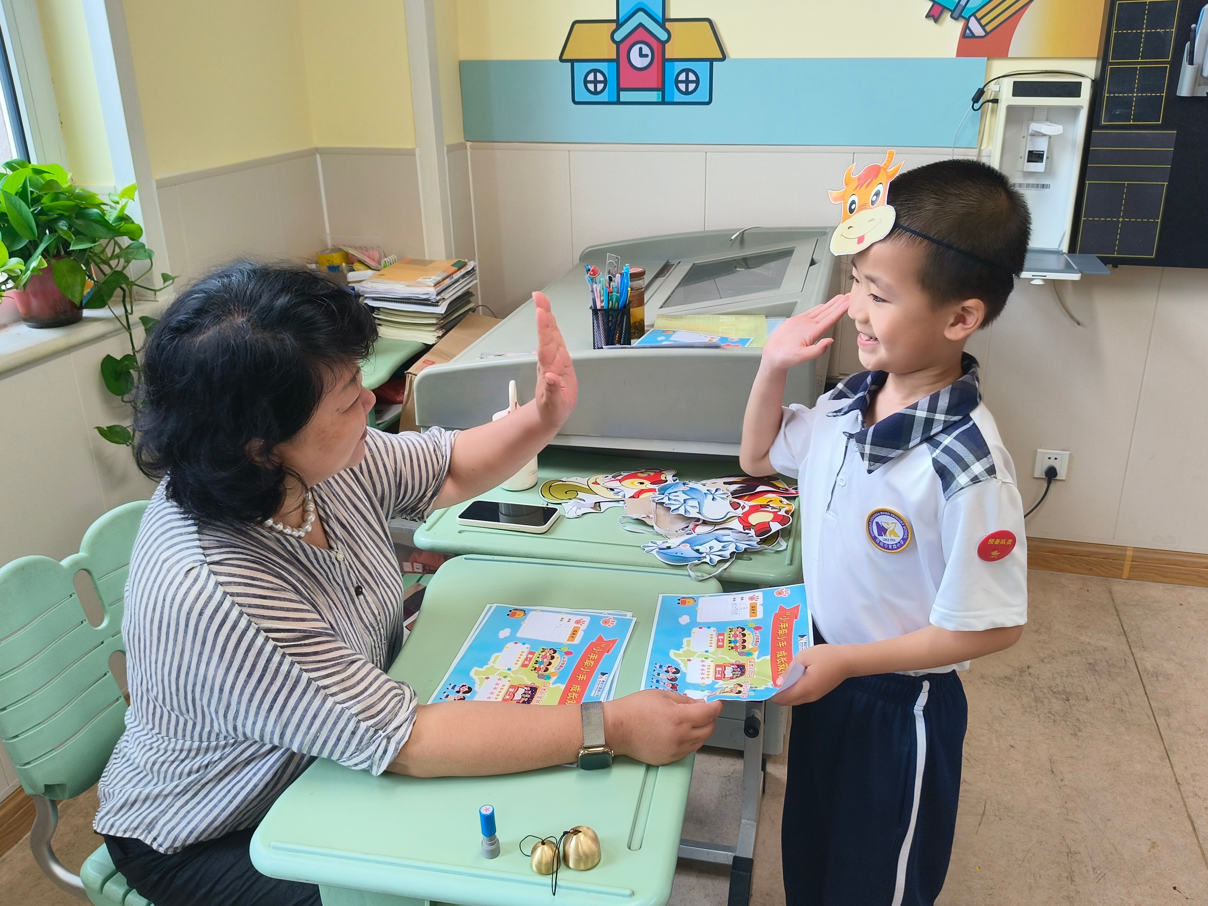 幼小双向奔赴,成长无缝衔接!青岛宁夏路小学创新开展小学与幼儿园联合乐考活动