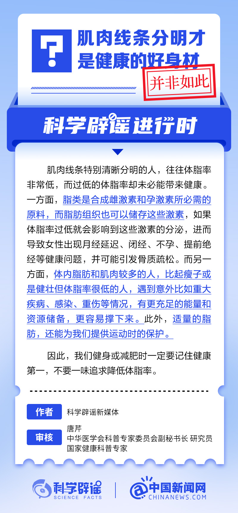 肌肉线条分明才是健康的好身材吗？