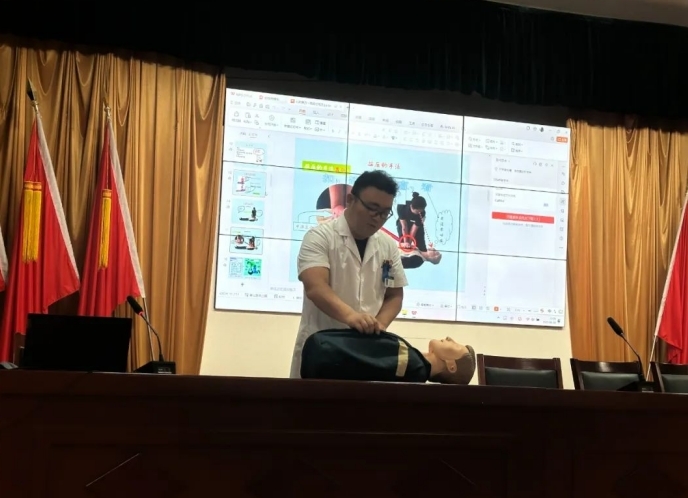 宁晋县医院急救培训进乡村