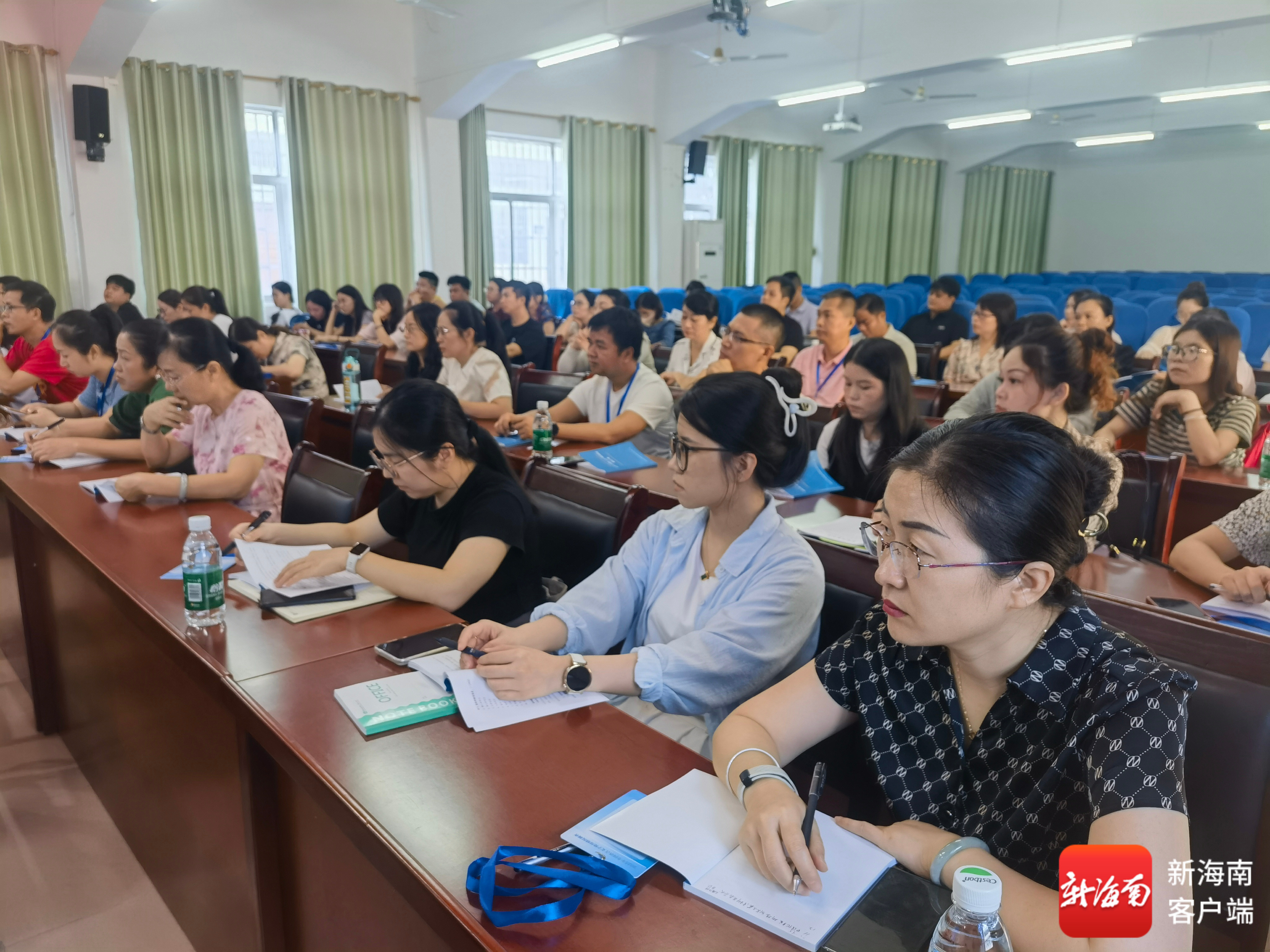 儋州市2025年全国语言文字使用情况调查工作动员部署会现场。记者 李绍远 摄