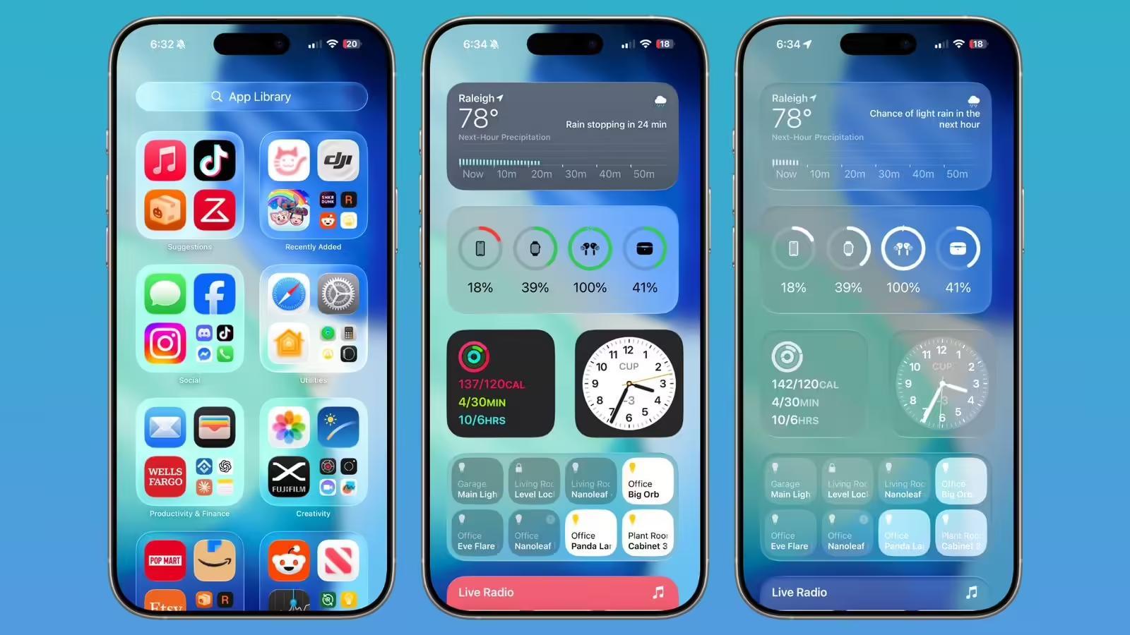 iPhone全新体验,初探苹果iOS 26主界面变化