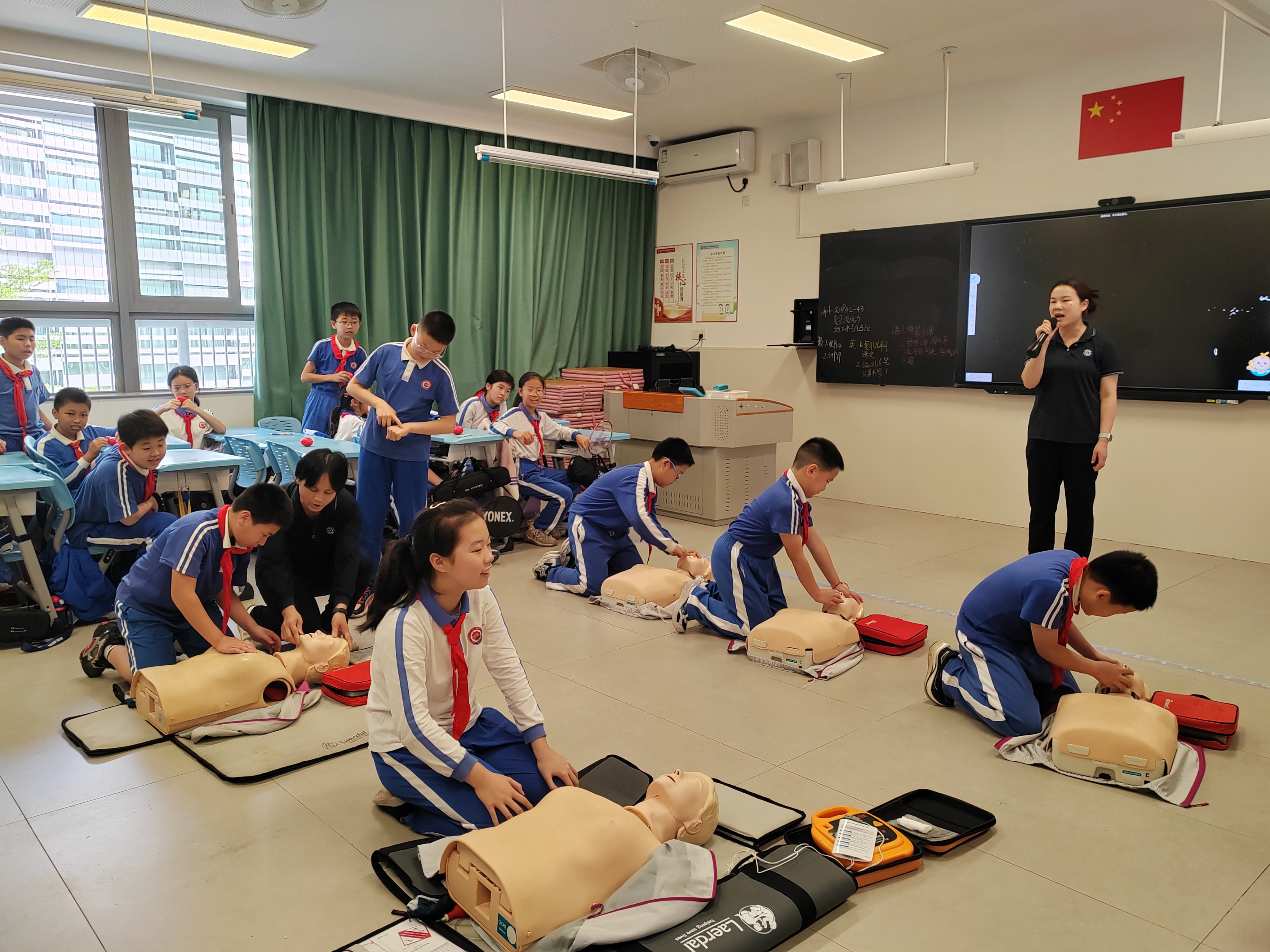 从中医药文化到应急救护  坪山区中医院创新实践校园特色研学课程