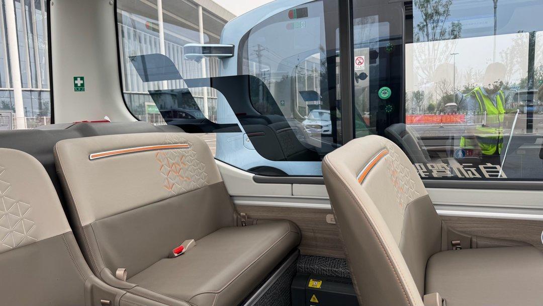 L4级自动驾驶公交车内座椅舒适