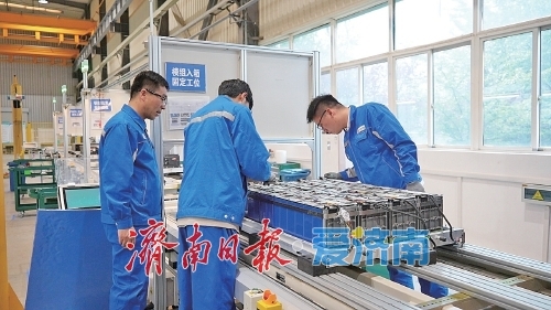 济柴动力自动化生产车间（济南日报&middot;爱济南记者 张帅 摄）