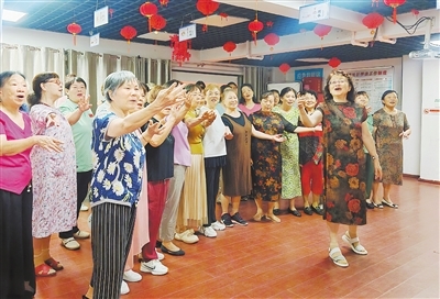 二七北路社區開展紅歌頌黨活動