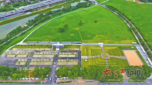 南昌市九洲公园7月3日开园将打造成省城都市生态新地标(图1)