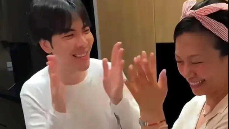 萧敬腾为爱妻庆生，52岁林有慧素颜很显老，二人甜蜜拥吻超幸福封面图