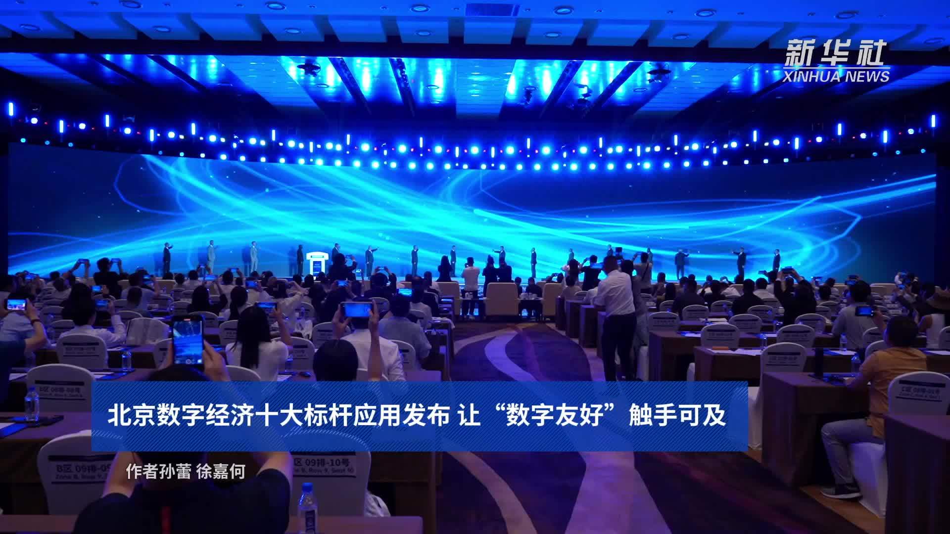 北京数字经济十大标杆应用发布 让“数字友好”触手可及