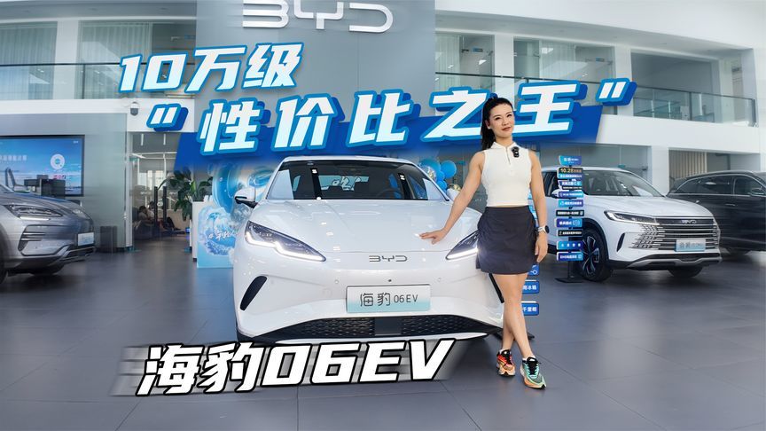 十万级“性价比之王”，海豹06EV