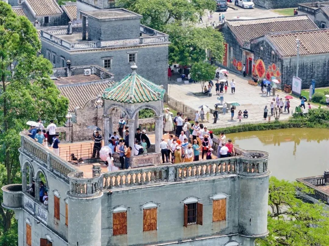 开平碉楼文化旅游区成为游客打卡首选地