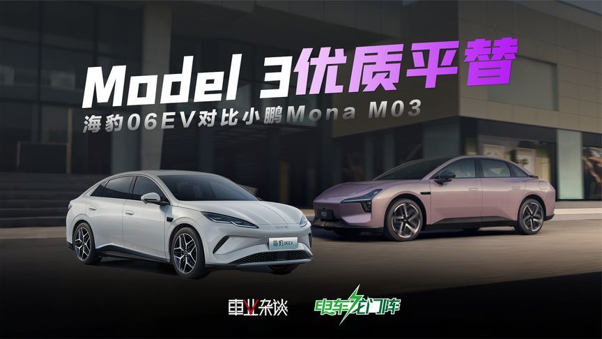 平替也有自我！13万预算，海豹06EV与小鹏Mona M03这样选