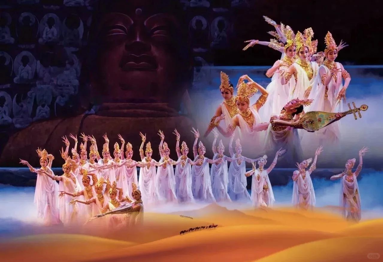 《丝路花雨》演出现场（图片来自甘肃演艺集团）